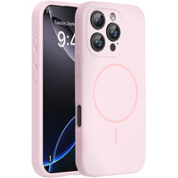 Magnetic for iPhone 17 Pro Max Case, Compatible with MagSafe, Integrated Silicone Camera Control Cover, 3.0mm Thicken Shockproof Drop Protection Phone Case for 17 ProMax, Orange