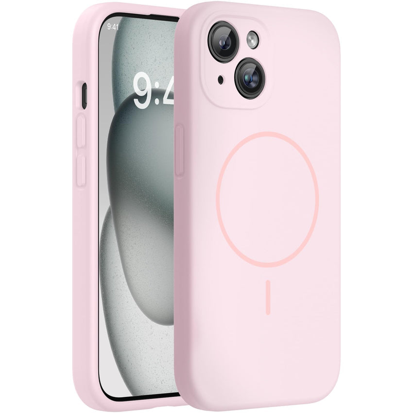 Magnetic for iPhone 17 Pro Max Case, Compatible with MagSafe, Integrated Silicone Camera Control Cover, 3.0mm Thicken Shockproof Drop Protection Phone Case for 17 ProMax, Orange