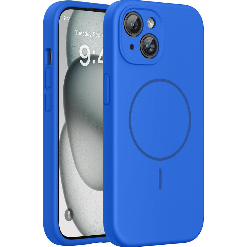 Magnetic for iPhone 17 Pro Max Case, Compatible with MagSafe, Integrated Silicone Camera Control Cover, 3.0mm Thicken Shockproof Drop Protection Phone Case for 17 ProMax, Orange