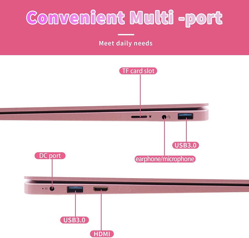Dami3c G61 14.1" Laptop | 6GB RAM + 128GB/256GB SSD | Windows 11 Pro