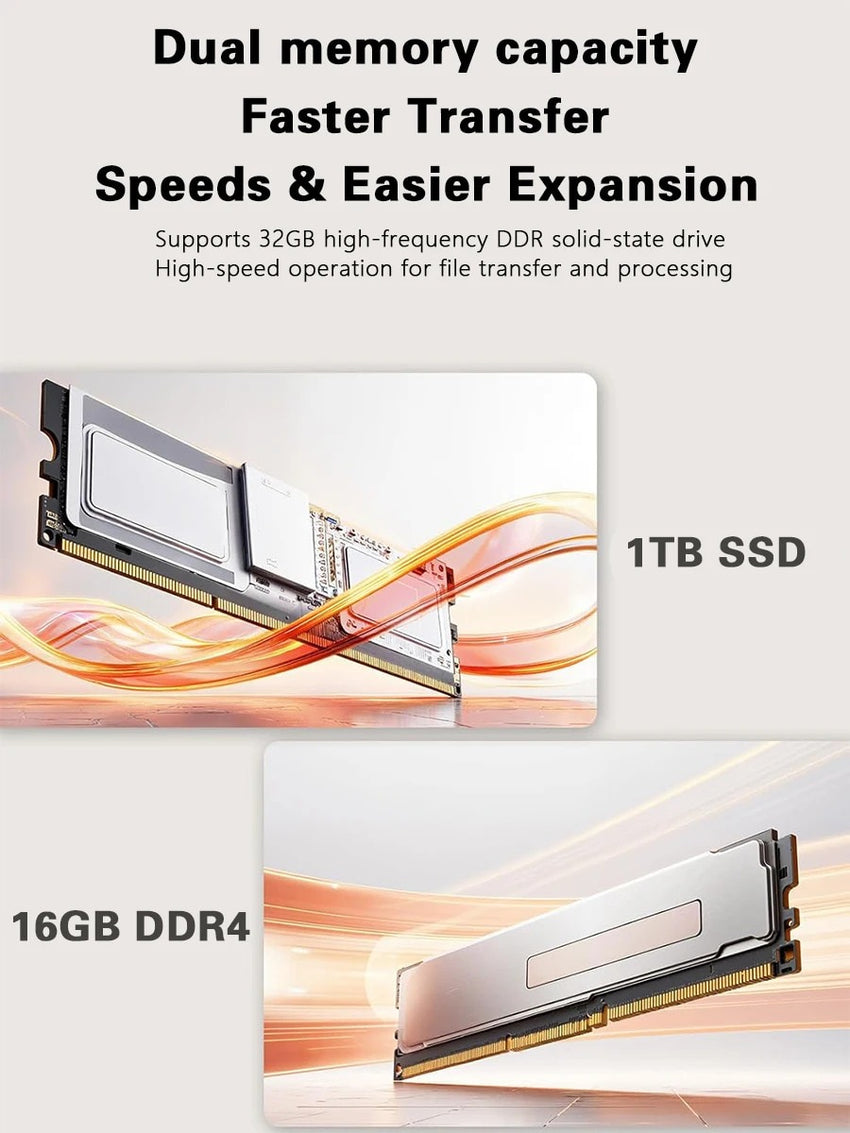 i5 15.6inch AI Laptop Windows11, RAM 16GB SSD 512GB/1TB